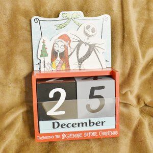 Nightmare Before Christmas Wooden Wood Advent Calendar Kcare Disney New
